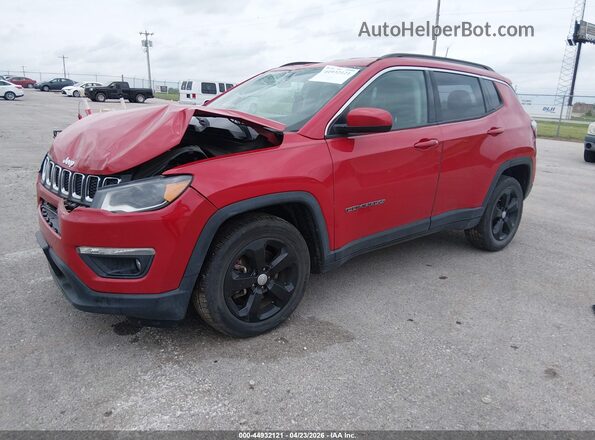 3C4NJDBB6JT331775 2018 JEEP COMPASS Красный Передняя левая четверть