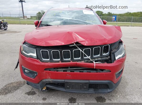 3C4NJDBB6JT331775 2018 JEEP COMPASS Красный Вид спереди