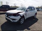 2020 Jeep Compass Latitude 4x4 White vin: 3C4NJDBB6LT156754
