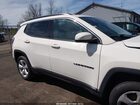 2020 Jeep Compass Latitude 4x4 White vin: 3C4NJDBB6LT156754