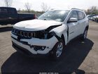 2020 Jeep Compass Latitude 4x4 White vin: 3C4NJDBB6LT156754