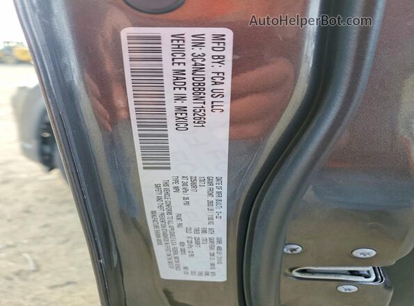3C4NJDBB6NT152691 2022 JEEP COMPASS Gray Vista de la etiqueta del VIN