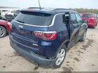 2018 Jeep Compass Latitude 4x4 Blue vin: 3C4NJDBB7JT176587