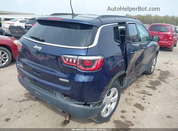 3C4NJDBB7JT176587 2018 JEEP COMPASS Blue Tył prawy