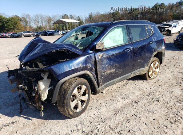 3C4NJDBB7JT361044 2018 JEEP COMPASS Синий Передняя левая четверть