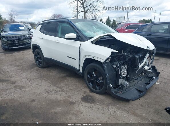 3C4NJDBB8JT395459 2018 JEEP COMPASS White Delantero derecho