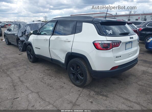 3C4NJDBB8JT395459 2018 JEEP COMPASS White Trasero izquierdo
