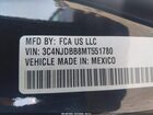 2021 Jeep Compass Latitude 4x4 Черный vin: 3C4NJDBB8MT551780