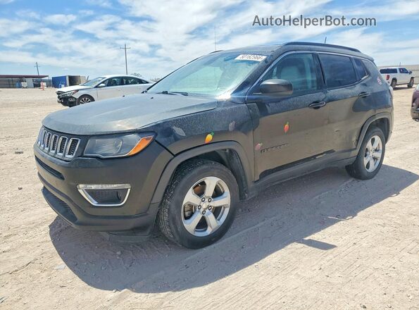 3C4NJDBB9JT192063 2018 JEEP COMPASS Черный Передняя левая четверть