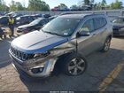 2018 Jeep Compass Latitude 4x4 Silver vin: 3C4NJDBB9JT373499