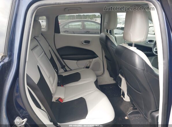 3C4NJDBB9JT436035 2018 JEEP COMPASS Blue Вид наклейки з VIN-кодом