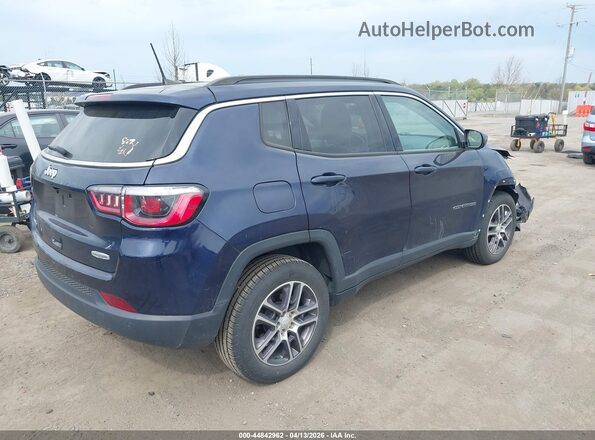 3C4NJDBB9JT436035 2018 JEEP COMPASS Blue Задня права чверть