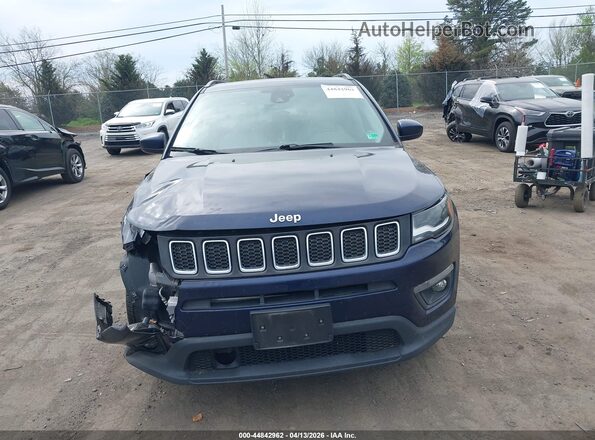 3C4NJDBB9JT436035 2018 JEEP COMPASS Blue Вид щитка приладів