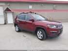 2020 Jeep Compass Latitude 4x4 Red vin: 3C4NJDBB9LT241183