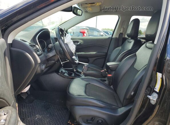 3C4NJDBB9MT509439 2021 JEEP COMPASS Черный Вид салона спереди