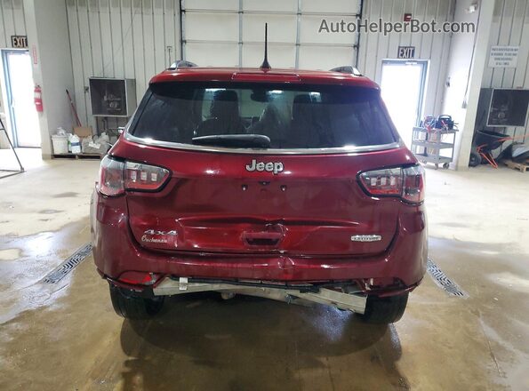 3C4NJDBB9NT103064 2022 JEEP COMPASS Burgundy Vista trasera