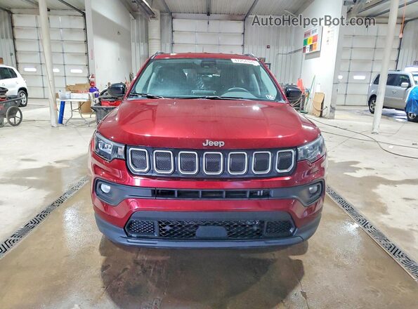 3C4NJDBB9NT103064 2022 JEEP COMPASS Burgundy Vista frontal