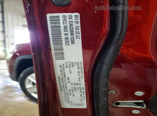 3C4NJDBB9NT103064 2022 JEEP COMPASS Burgundy Vista interior de 360 grados