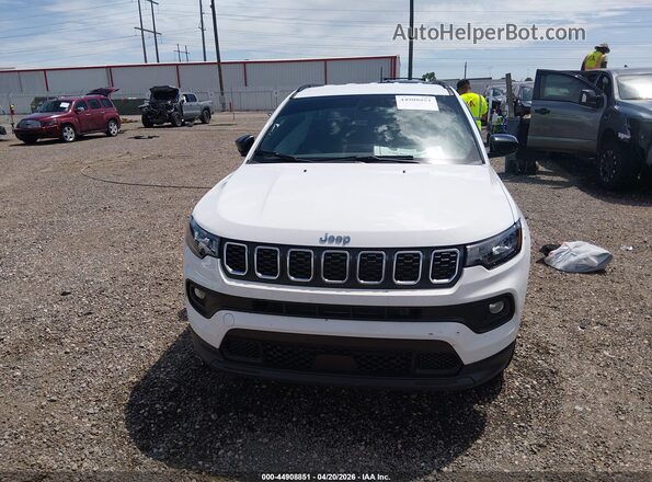 3C4NJDBN1ST580321 2025 JEEP COMPASS Белый Вид щитка приборов
