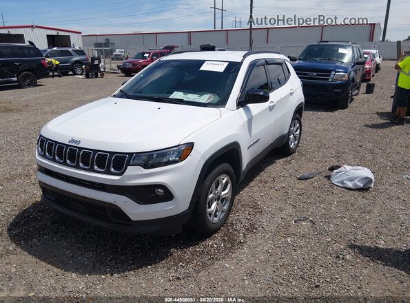 3C4NJDBN1ST580321 2025 JEEP COMPASS Белый Передняя левая четверть