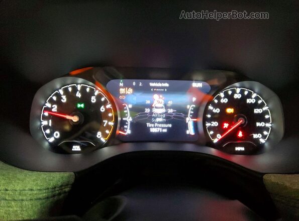3C4NJDBN3PT520113 2023 JEEP COMPASS Blue Widok zestawu wskaźników