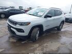 2024 Jeep Compass Latitude 4x4 White vin: 3C4NJDBN6RT608060