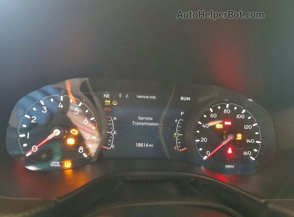 3C4NJDBN9ST533683 2025 JEEP COMPASS Red Widok zestawu wskaźników