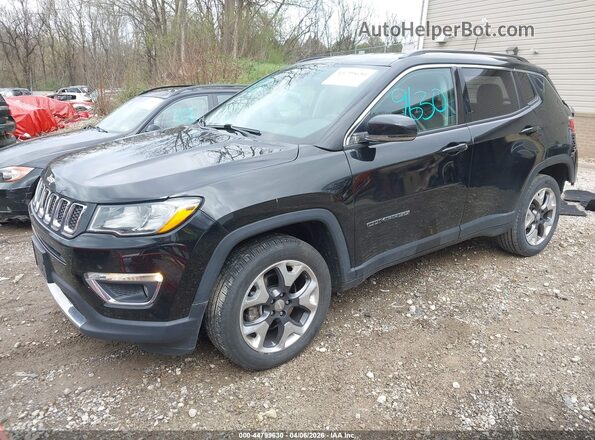 3C4NJDCB0JT315344 2018 JEEP COMPASS Black Vista tres cuartos delantera izquierda