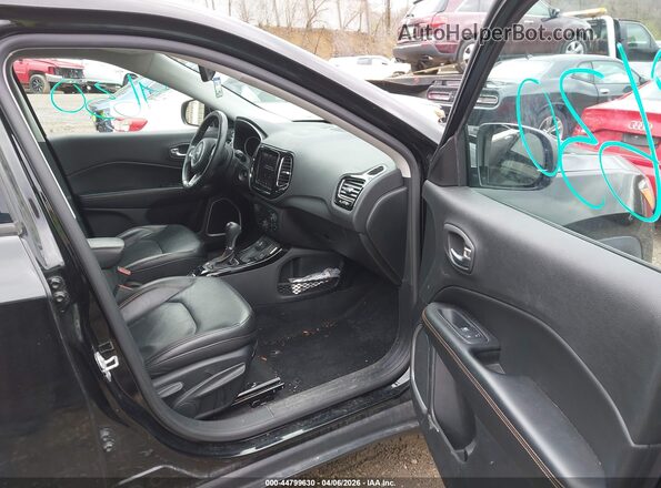 3C4NJDCB0JT315344 2018 JEEP COMPASS Black Vista interior delantera