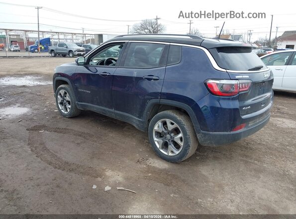 3C4NJDCB1KT756398 2019 JEEP COMPASS Dark Blue Задняя левая четверть