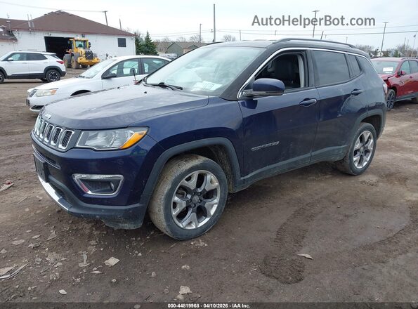 3C4NJDCB1KT756398 2019 JEEP COMPASS Dark Blue Передняя левая четверть