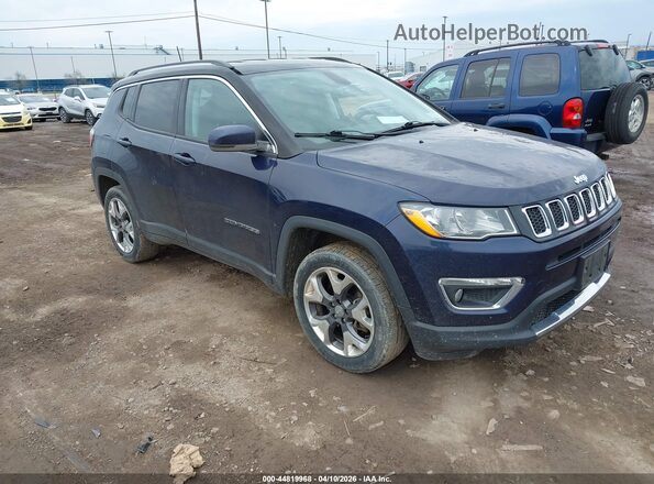 3C4NJDCB1KT756398 2019 JEEP COMPASS Dark Blue Передняя правая четверть