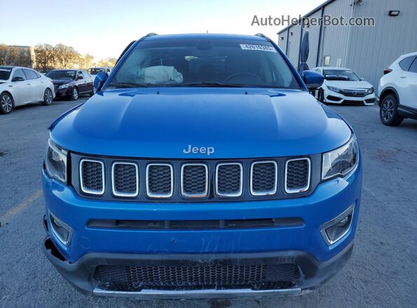 3C4NJDCB2KT811635 2019 JEEP COMPASS Blue Vista frontal