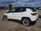 2019 Jeep Compass Limited White vin: 3C4NJDCB3KT666556