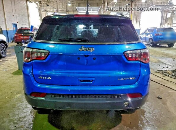 3C4NJDCB3LT101239 2020 JEEP COMPASS Синий Вид сзади