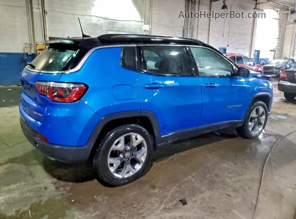 3C4NJDCB3LT101239 2020 JEEP COMPASS Синий Задняя правая четверть