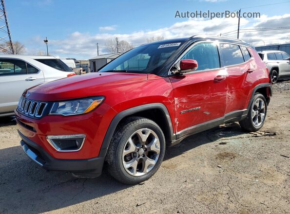 3C4NJDCB4LT168173 2020 JEEP COMPASS Красный Передняя левая четверть
