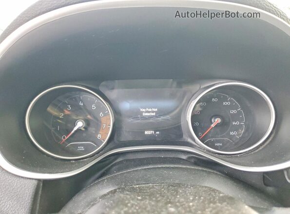 3C4NJDCB6LT233623 2020 JEEP COMPASS White Widok zestawu wskaźników