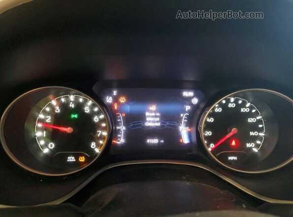 3C4NJDCB7MT563370 2021 JEEP COMPASS Красный Вид щитка приборов