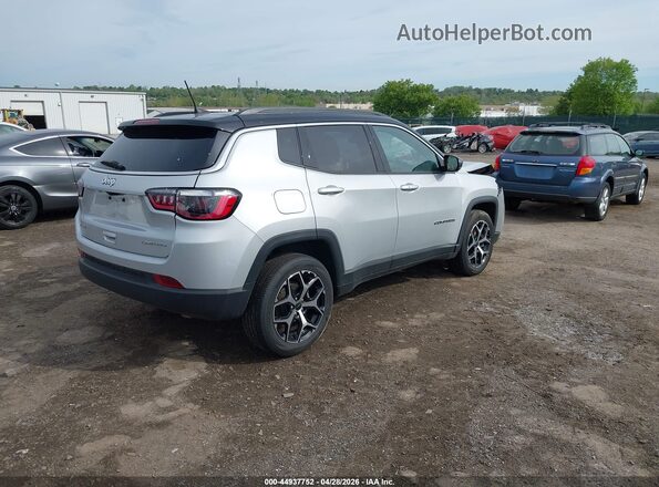 3C4NJDCN0ST565730 2025 JEEP COMPASS Серебряный Задняя правая четверть