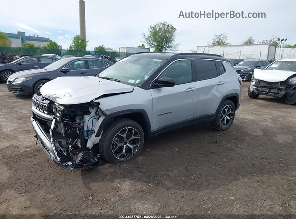 3C4NJDCN0ST565730 2025 JEEP COMPASS Серебряный Передняя левая четверть