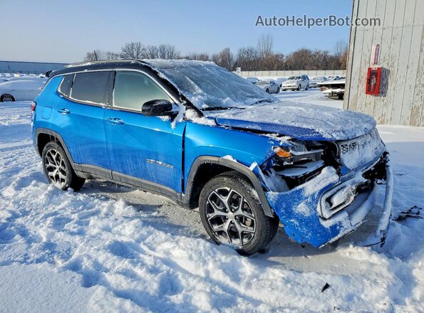 3C4NJDCN1RT159241 2024 JEEP COMPASS Синий Передняя правая четверть