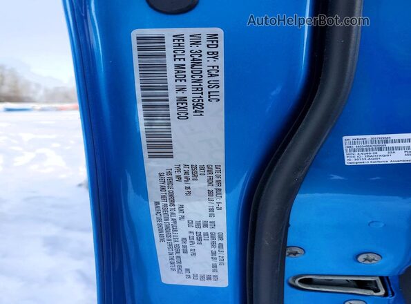 3C4NJDCN1RT159241 2024 JEEP COMPASS Синий Вид наклейки с VIN-кодом