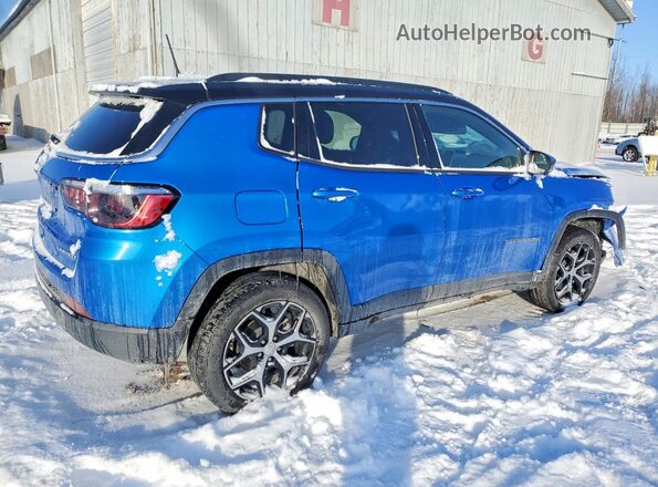 3C4NJDCN1RT159241 2024 JEEP COMPASS Синий Задняя правая четверть