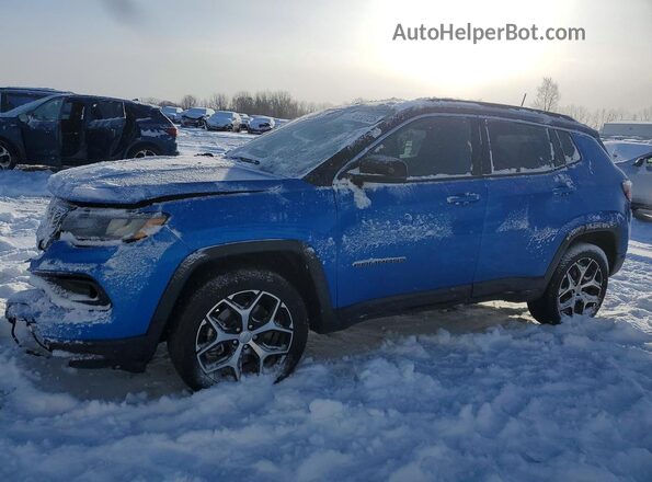 3C4NJDCN1RT159241 2024 JEEP COMPASS Синий Передняя левая четверть
