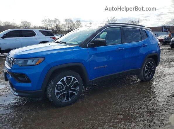3C4NJDCN8RT595505 2024 JEEP COMPASS Blue Przód lewy
