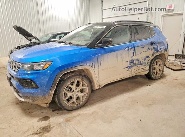 3C4NJDCN8ST568326 2025 JEEP COMPASS Синий Передняя левая четверть