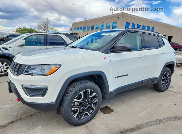 3C4NJDDB1LT248710 2020 JEEP COMPASS White Przód lewy