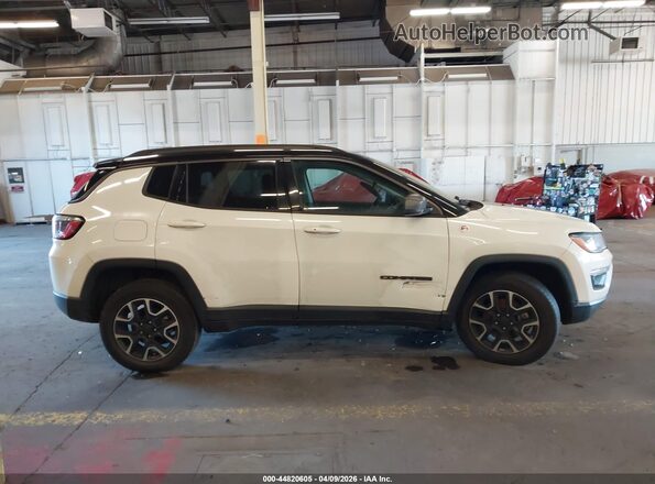 3C4NJDDB2LT184628 2020 JEEP COMPASS Белый Вид задней части салона