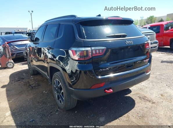 3C4NJDDB3KT594885 2019 JEEP COMPASS Черный Задняя левая четверть